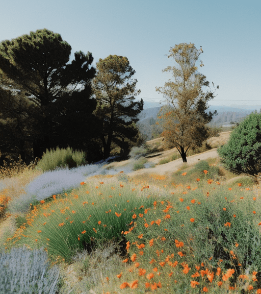 A wild dry Southern California hillside at the start of the Fifth Season.